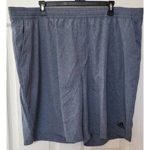 Mens Adidas Blue Lightweight Golf Shorts Size 2XL Stretch Waistband NWOT